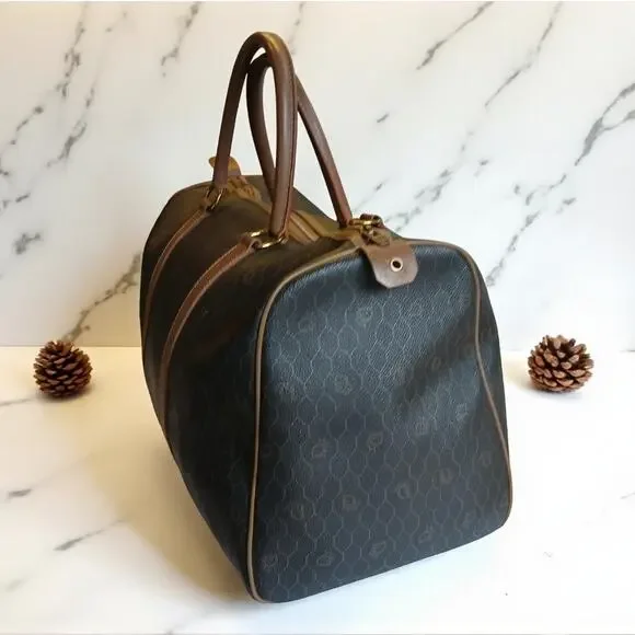 FLASH SALE Authentic Christian Dior Honeycomb Boston Medium Weekender Bag
